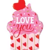 36in Love You Cupcake Foil Balloon