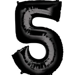34in Number (0-9) Balloon, Assorted Colors