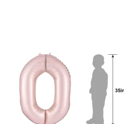 34in Number (0-9) Balloon, Assorted Colors