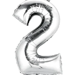 34in Number (0-9) Balloon, Assorted Colors