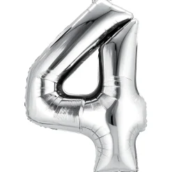 34in Number (0-9) Balloon, Assorted Colors