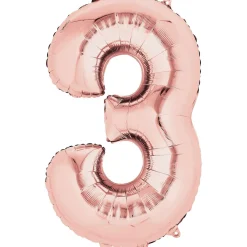 34in Number (0-9) Balloon, Assorted Colors