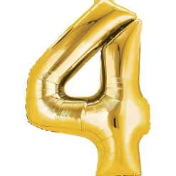 34in Number (0-9) Balloon, Assorted Colors