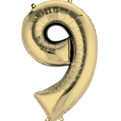 34in Number (0-9) Balloon, Assorted Colors