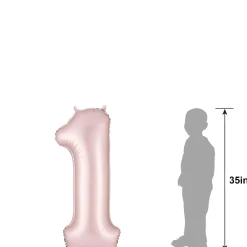 34in Number (0-9) Balloon, Assorted Colors