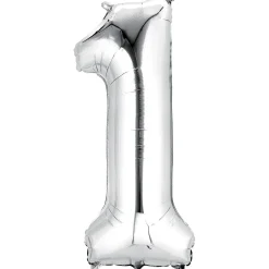 34in Number (0-9) Balloon, Assorted Colors