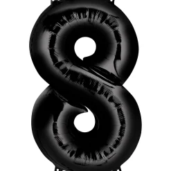 34in Number (0-9) Balloon, Assorted Colors
