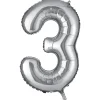 34in Silver Number Balloon (3)