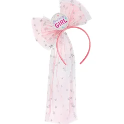 Iridescent Birthday Girl Bow Headband