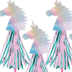 Iridescent Enchanted Unicorn Wands, 17in, 6ct