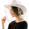 Iridescent Jewel White Cowboy Hat