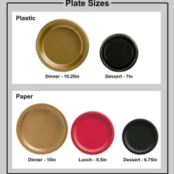 Iridescent Luminous Rainbow Star Paper Dessert Plates, 8.5in, 8ct
