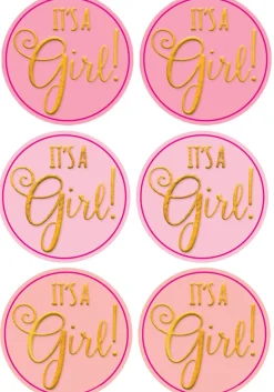 It's a Baby Shower Sticker Seals, 25ct, Assorted Colors