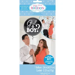 It's a Boy Gender Reveal Balloon with Blue Confetti, 24in