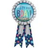 It's My Bday Confetti Award Ribbon, 5.5in - Modern Birthday
