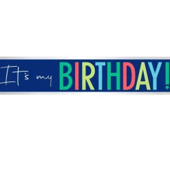 It's My Birthday Fabric Sash, 30in - Modern Birthday