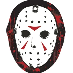 Jason Mask Sticker, 2.8in x 3.5in - Friday the 13th