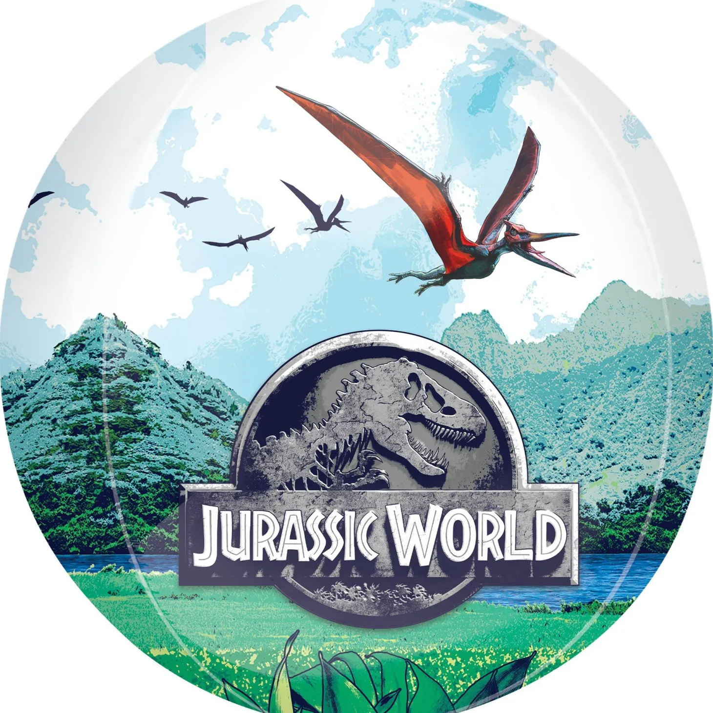 Jurassic World Balloon, 16in - Orbz