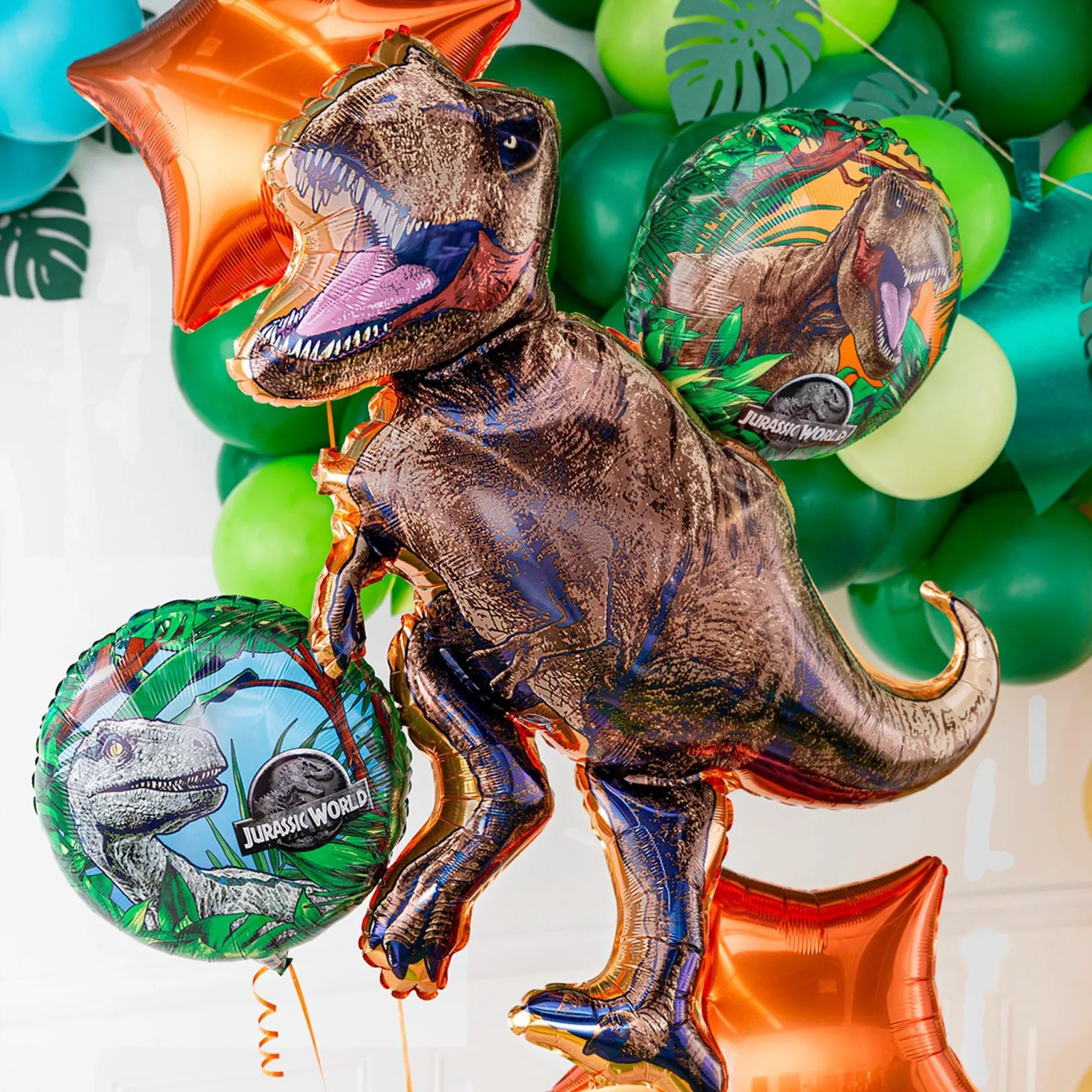 Jurassic World Foil Balloon Bouquet, 5pc