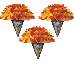 Jurassic World Tissue Paper & Cardstock Torch Pom Poms, 3ct