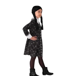 Kids Addams Family Wednesday Costume