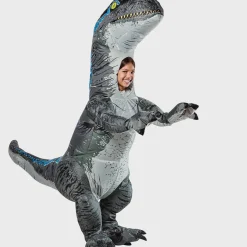 Kids' Blue Velociraptor Inflatable Costume - Jurassic World