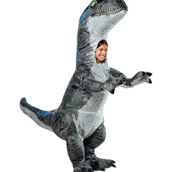 Kids' Blue Velociraptor Inflatable Costume - Jurassic World