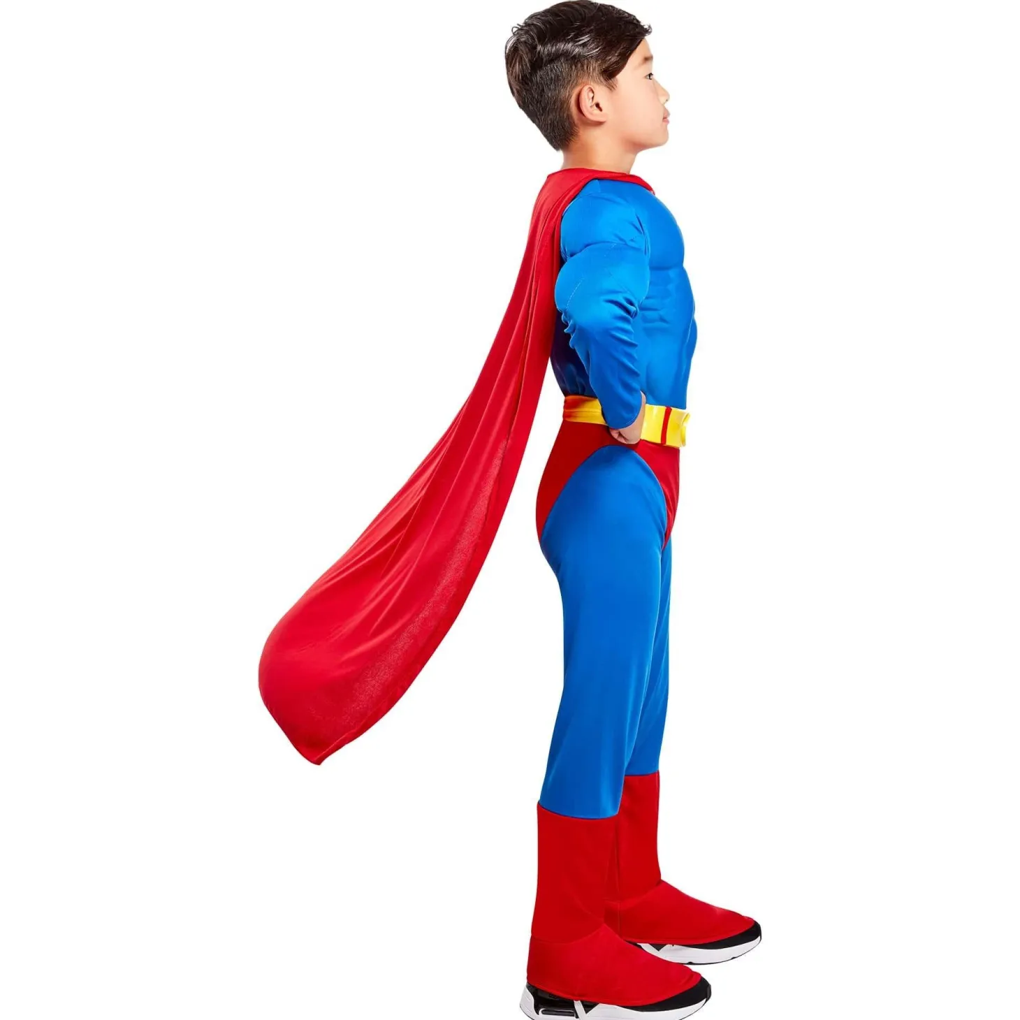 Kids' Deluxe Superman Costume with Muscle Chest