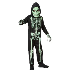 Kids' Glow-in-the-Dark Skeleton Costume
