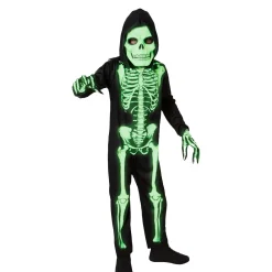 Kids' Glow-in-the-Dark Skeleton Costume