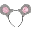 Kids' Gray Mouse Ears Headband