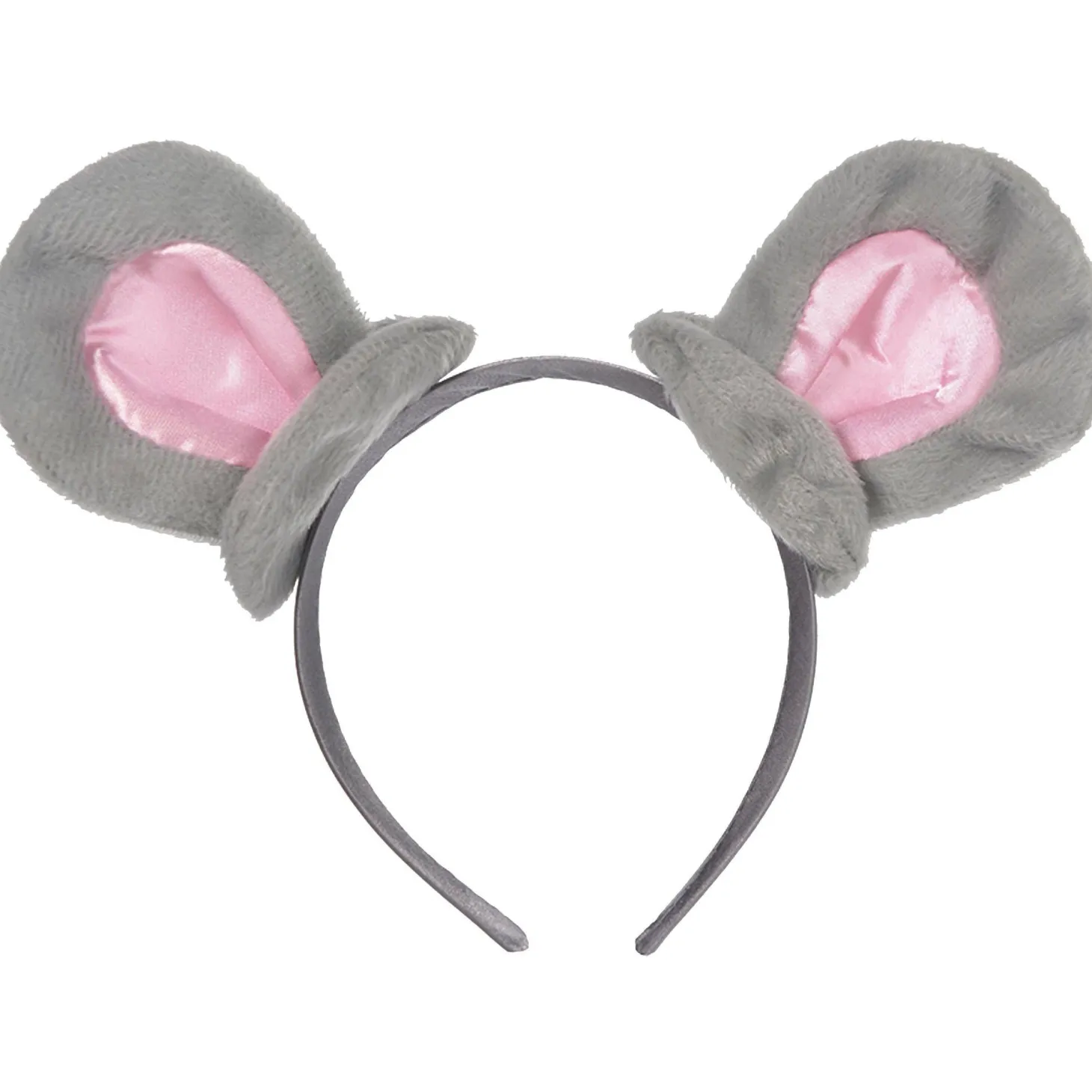 Kids' Gray Mouse Ears Headband