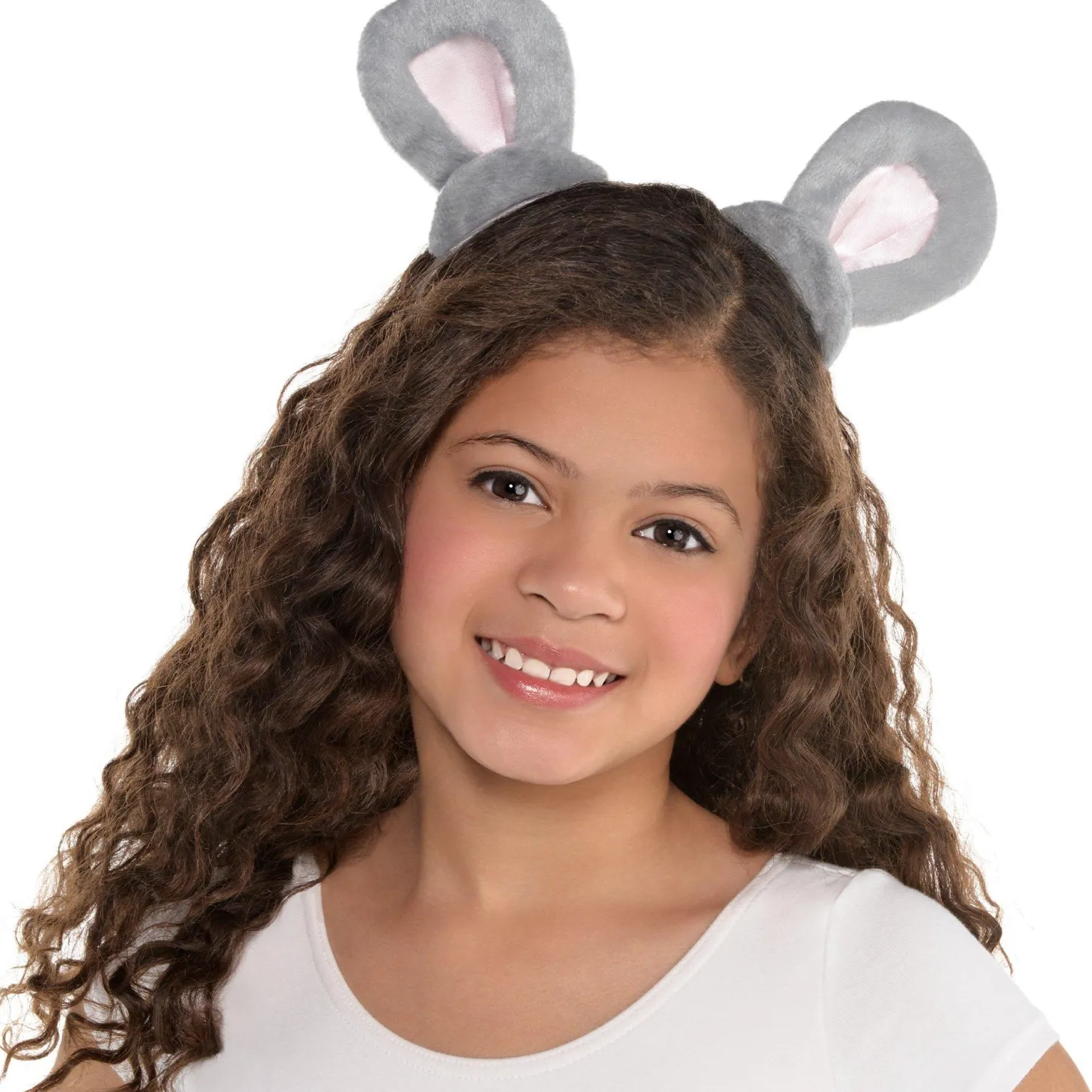 Kids' Gray Mouse Ears Headband