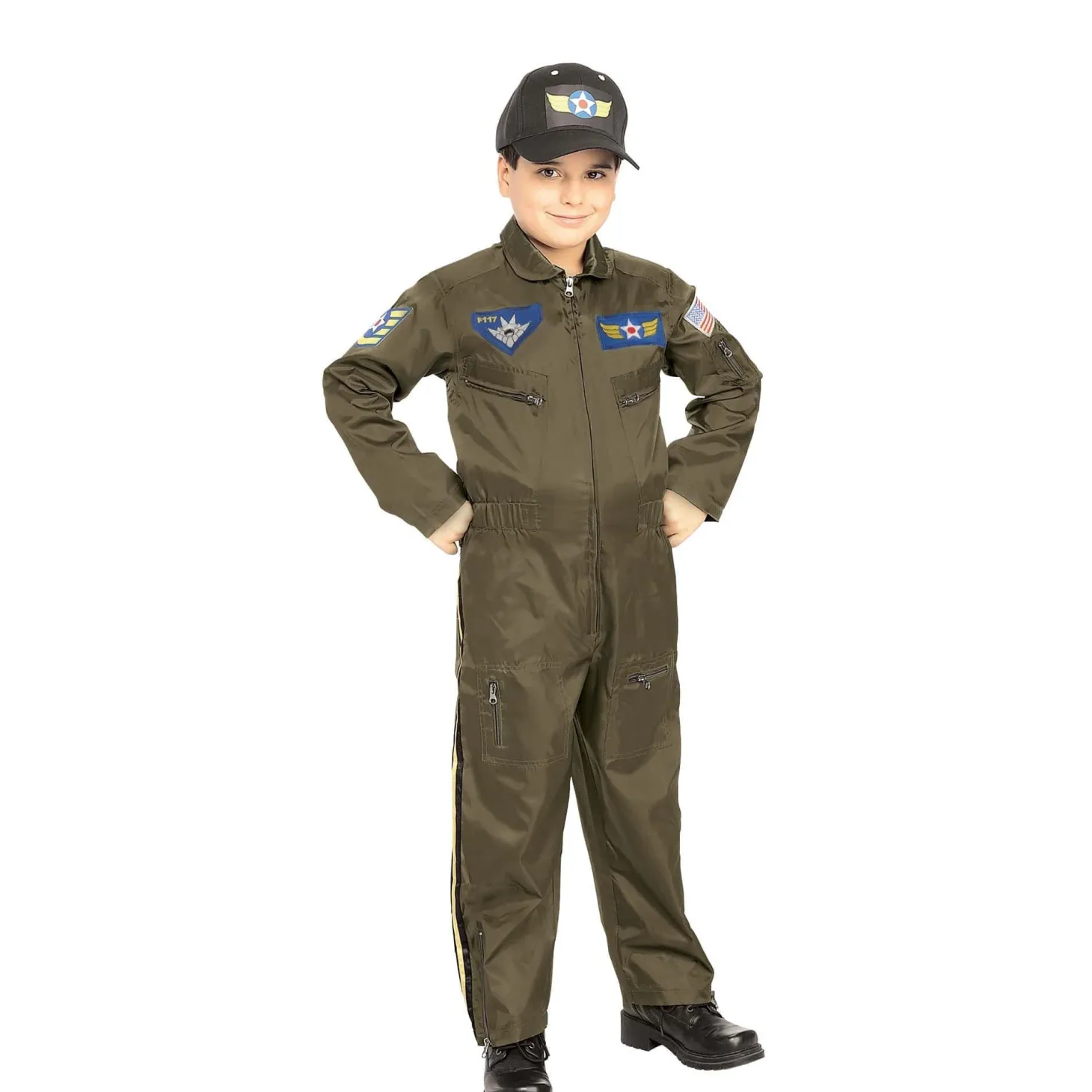 Kids' Junior Fighter Pilot Costume
