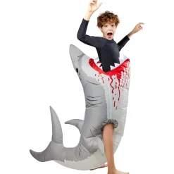 Kids' Ride on Shark Attack Inflatable Costume