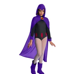 Kids Teen Titans Raven Deluxe Costume