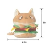 Kitty Burger Plush, 4.2in x 5in