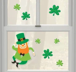 Leprechaun Gel Cling Decals 8ct