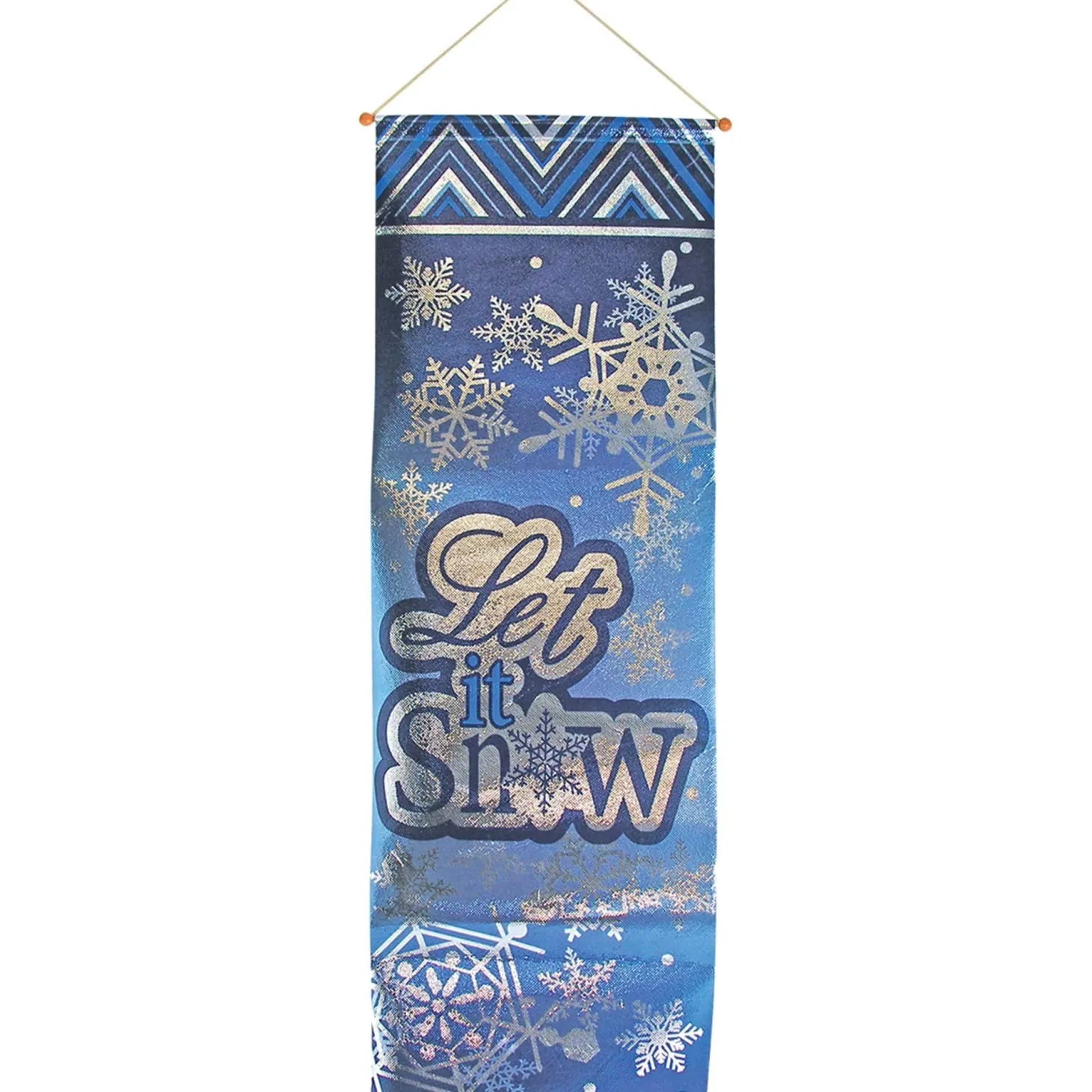 Let It Snow Foil Banner, 30in