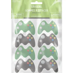 Level Up Game Controller Erasers 8ct