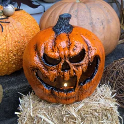 Light-Up Evil Pumpkin