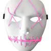 Light-Up Pink Stitch Face Mask
