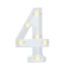 Light-Up Standing Number (0-9), 8in