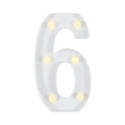 Light-Up Standing Number (0-9), 8in