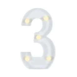 Light-Up Standing Number (0-9), 8in