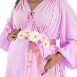 Little Daisy Mom-to-Be Baby Shower Belly Sash, 6ft