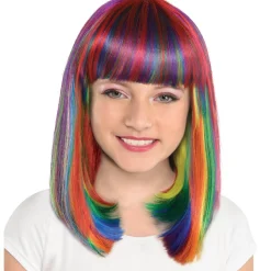 Long Bob Wig, Assorted Colors