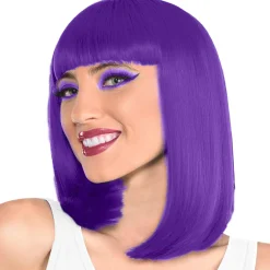 Long Bob Wig, Assorted Colors