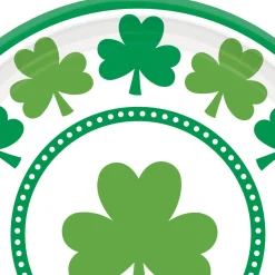 Lucky Shamrock Dessert Plates 8ct