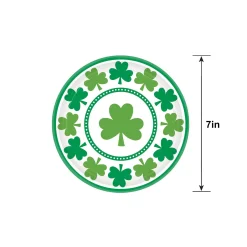 Lucky Shamrock Dessert Plates 8ct